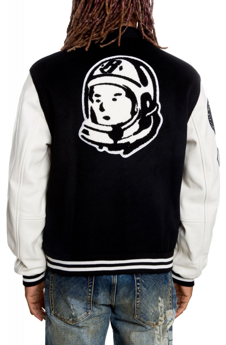 Download The Letterman Varsity Jacket in Black and White