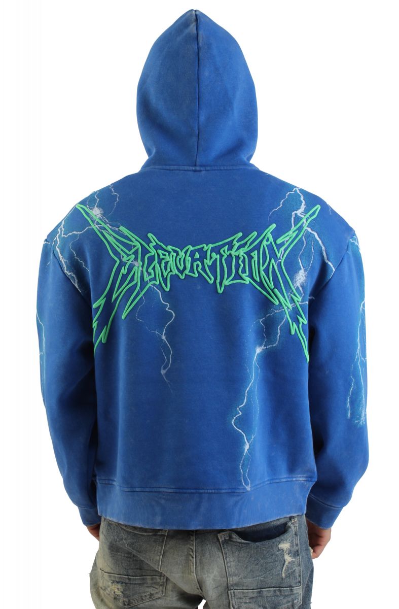 SMOKE RISE Paradise Lightning Hoodie FO25567SK-BLUE - Karmaloop