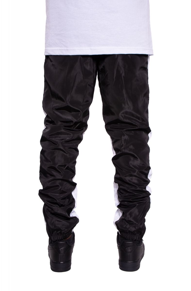 straight leg nylon track pants