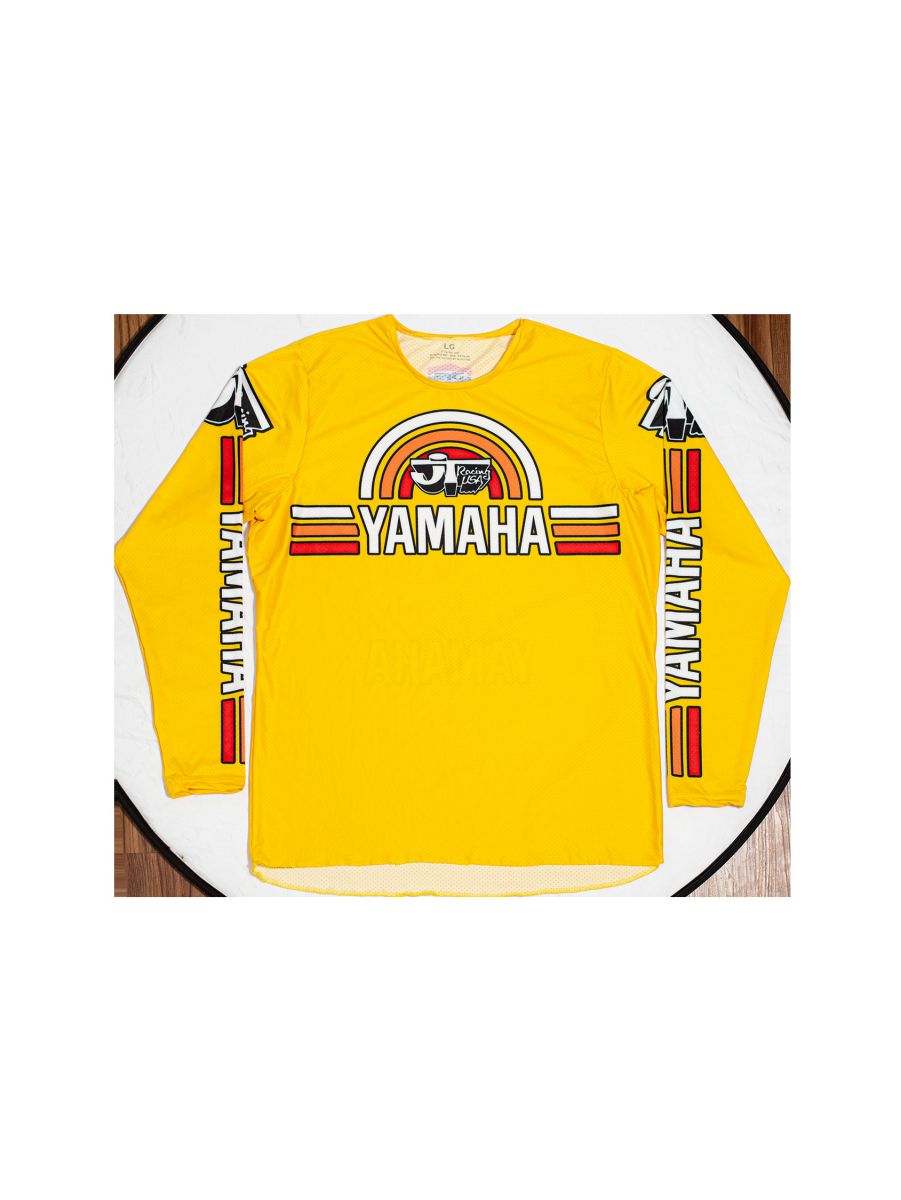 Maglia Moto Old School Bumble Bee BIKINGTHINGS Taglia M Gialla Motocross XT TT DT - Foto 2