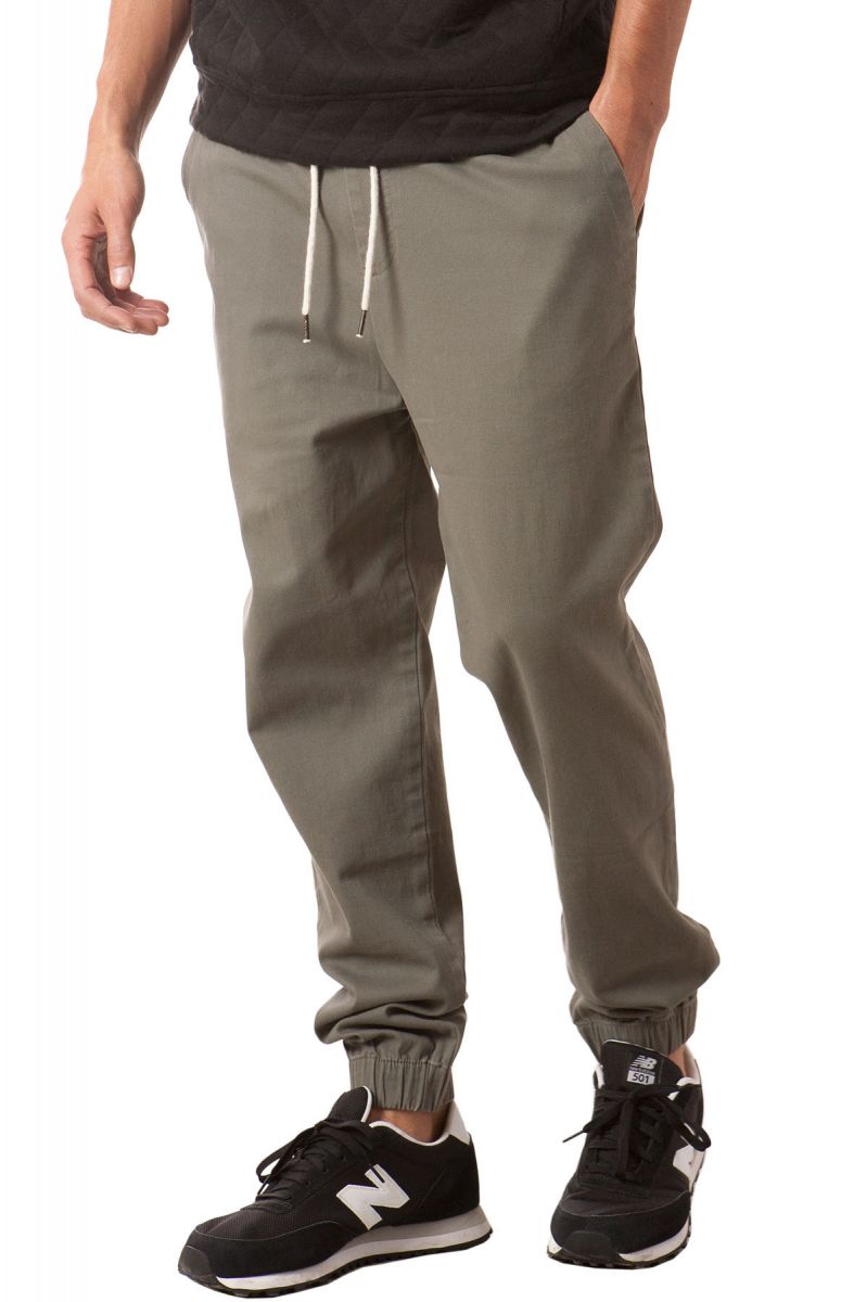 stretch twill joggers