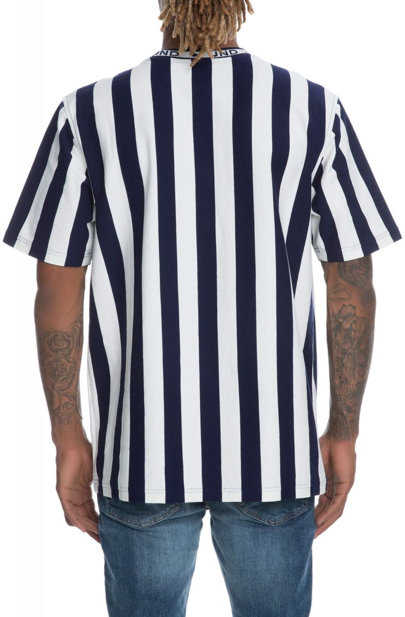 striped soccer shirt