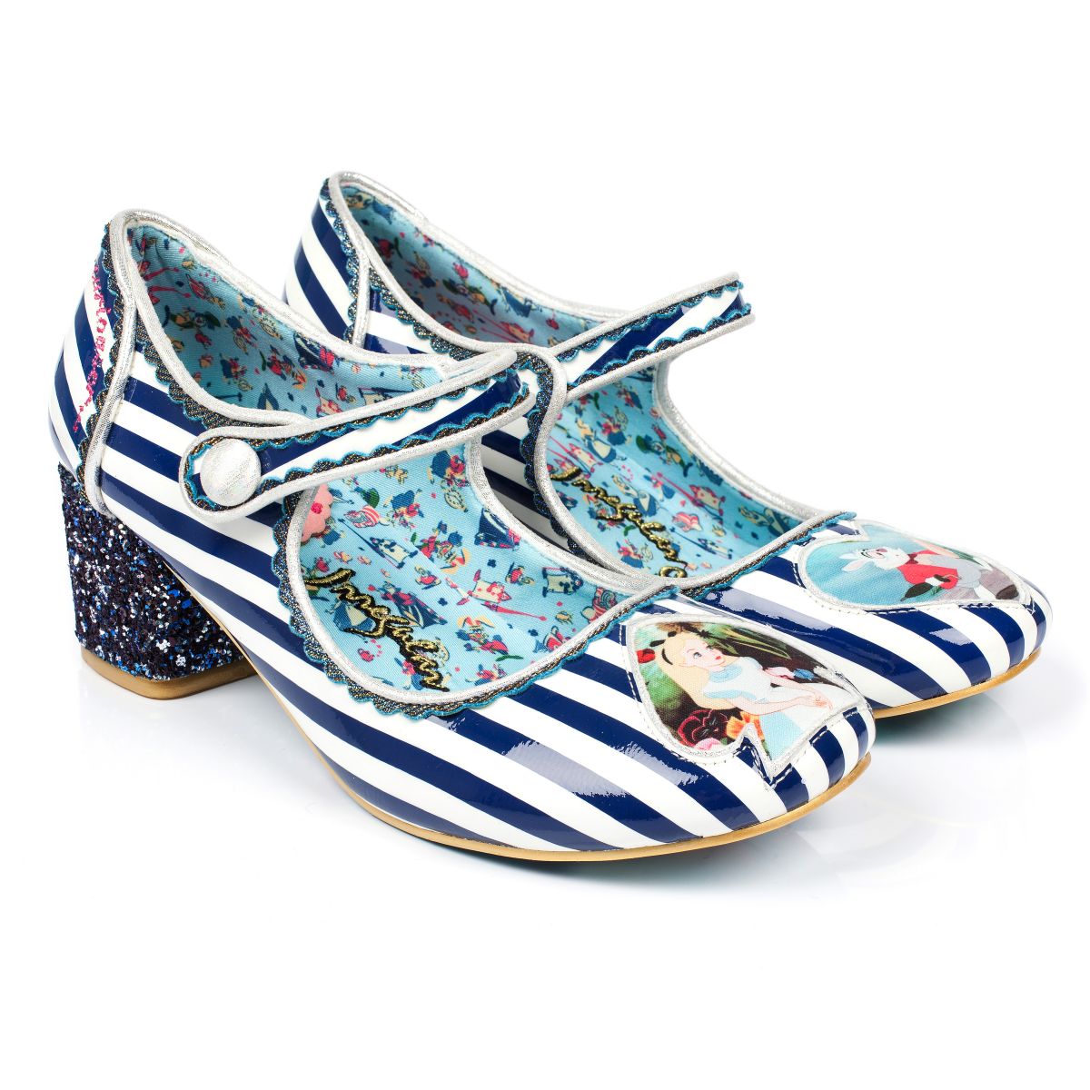Irregular Choice Heels Tick Tock Blue