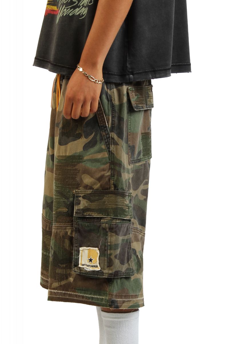 DIET STARTS MONDAY Camo Cargo Shorts DSM-S26-002 - Karmaloop