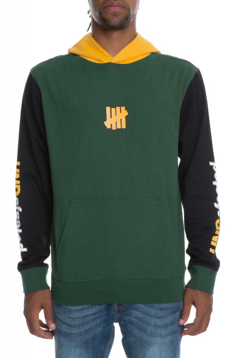 green and yellow hoodie