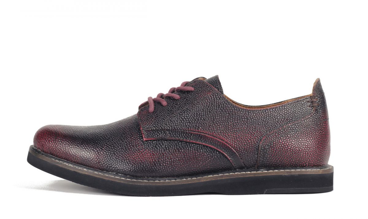 JD FISK JD Fisk Jonas Burgundy Oxford Shoe Oxford Burgundy 