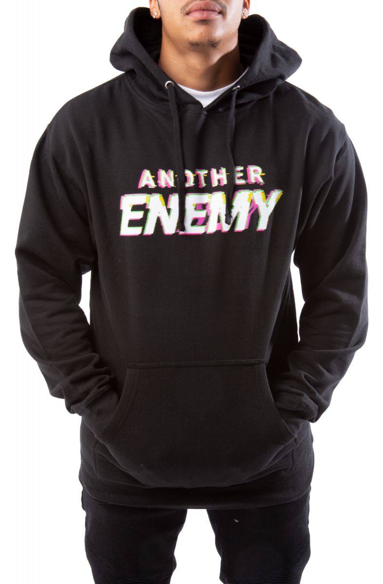 ANOTHER ENEMY Glitch Hoodie AE-WB-WBLK - Karmaloop