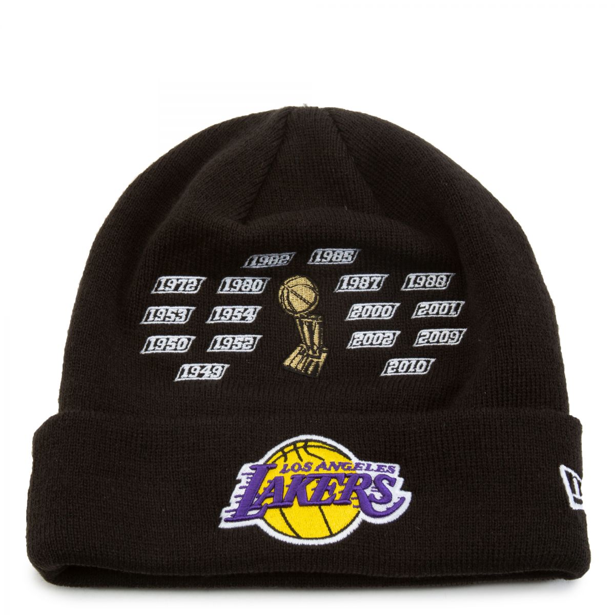 NEW ERA CAPS Los Angeles Lakers World Champions Knit Beanie 12676811