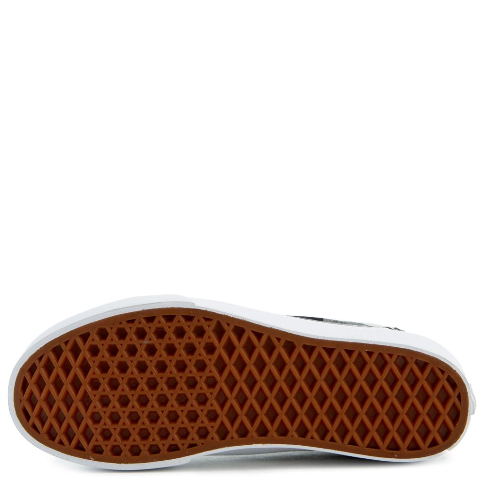 patent plaid old skool platform