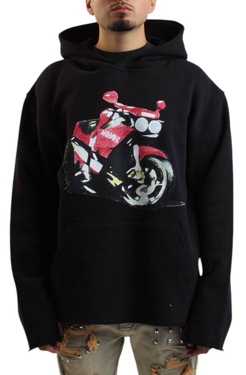 HONOR THE GIFT Speedbike Hoodie HTG250151BLK - Karmaloop