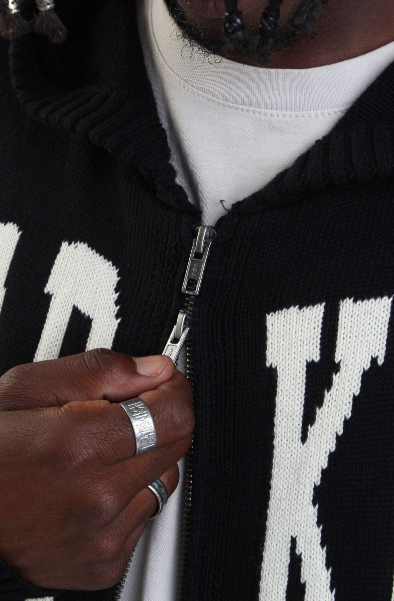 MARKET Classic Logo Full-Zip Hoodie MKT25FW-HD0299BLK - Karmaloop