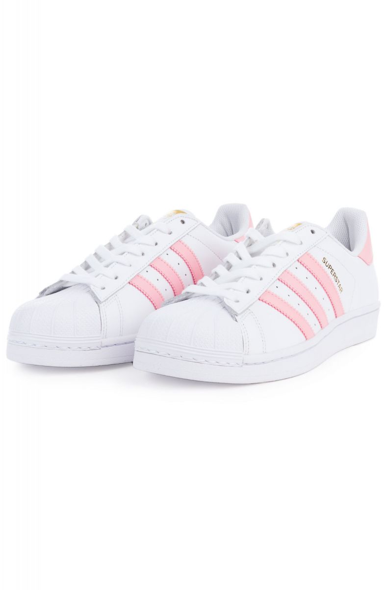 adidas Shoe Superstar White Pink