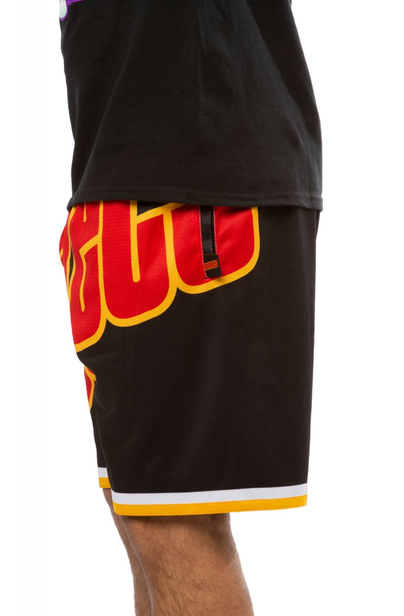 mitchell ness rockets shorts