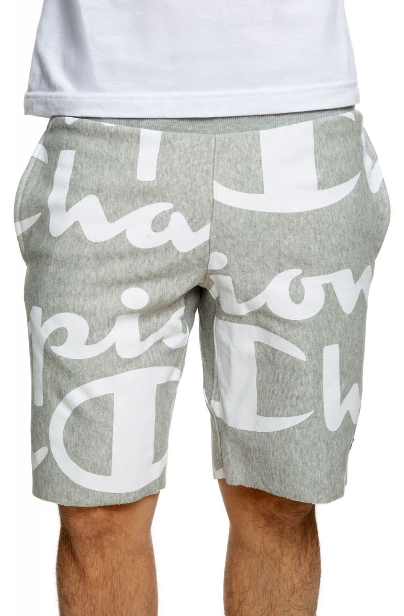 champion life reverse weave cut off shorts