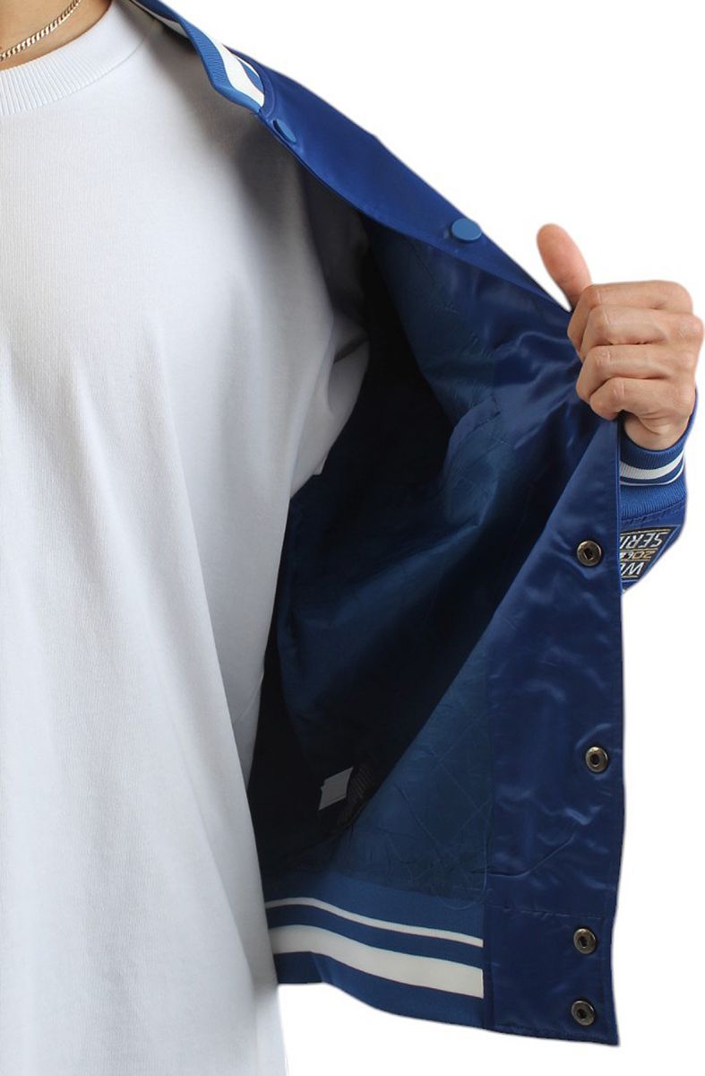 レオン Dodgers サテンジャケット シルバー レオン Dodgers サテンジャケット シルバー MLB Los Angeles Dodgers