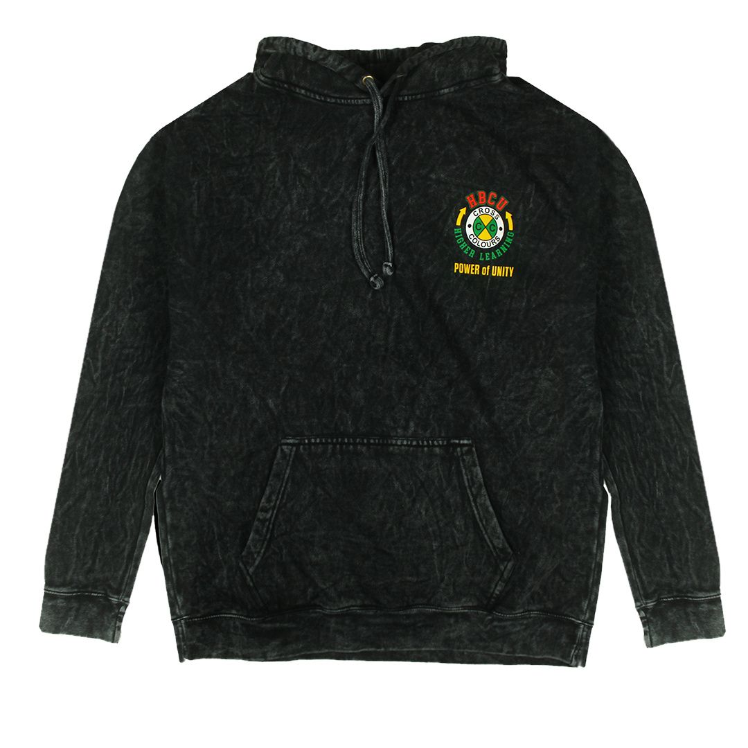 CROSS COLOURS HBCU Higher Learning Hoodie - Black H80223HL-BLK-BLACK ...