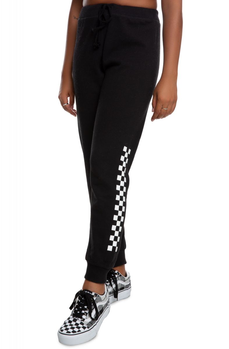 vans checkered jogger pants