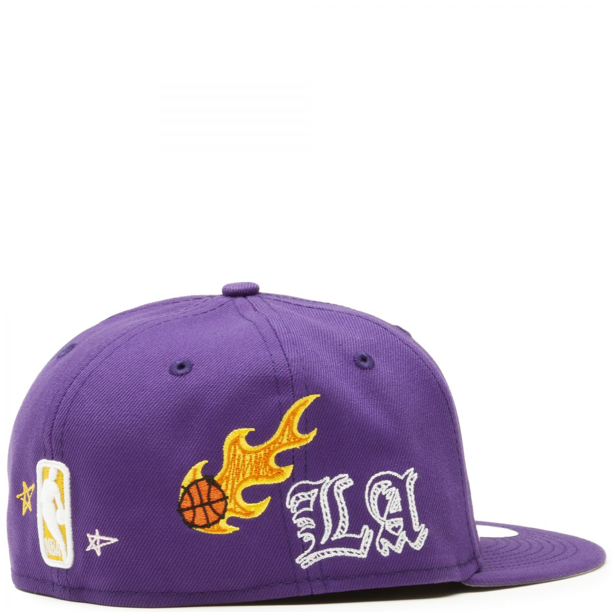 L.A. Lakers Clear Field Pinch Panel Cap