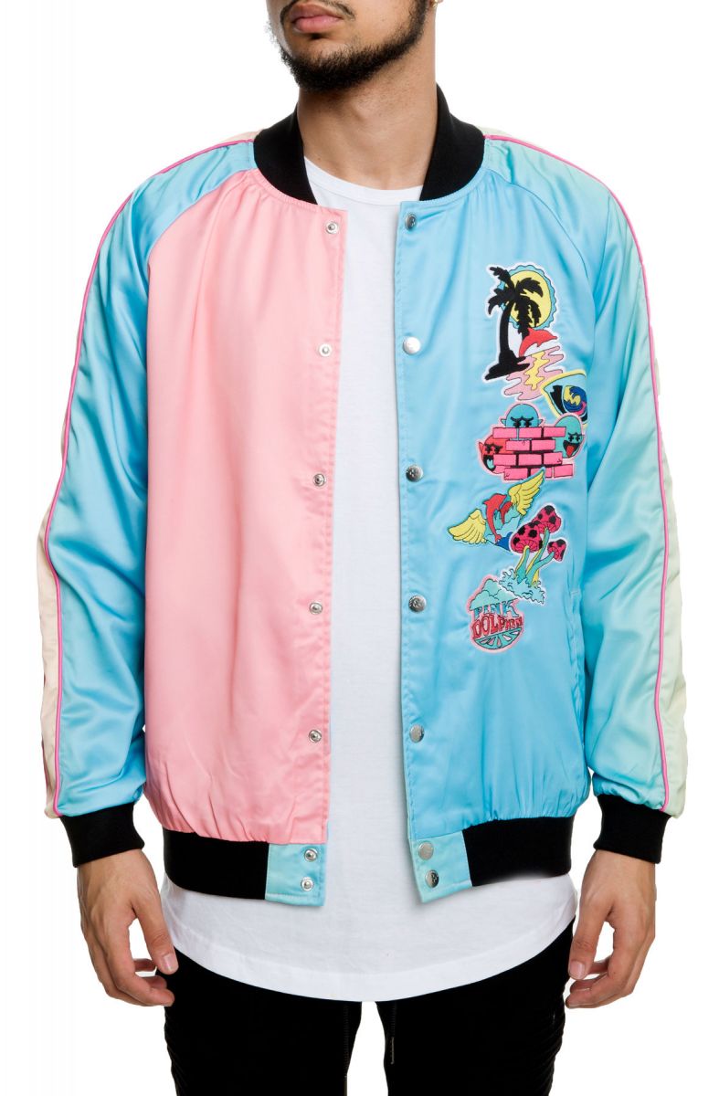 pink dolphin bomber jacket