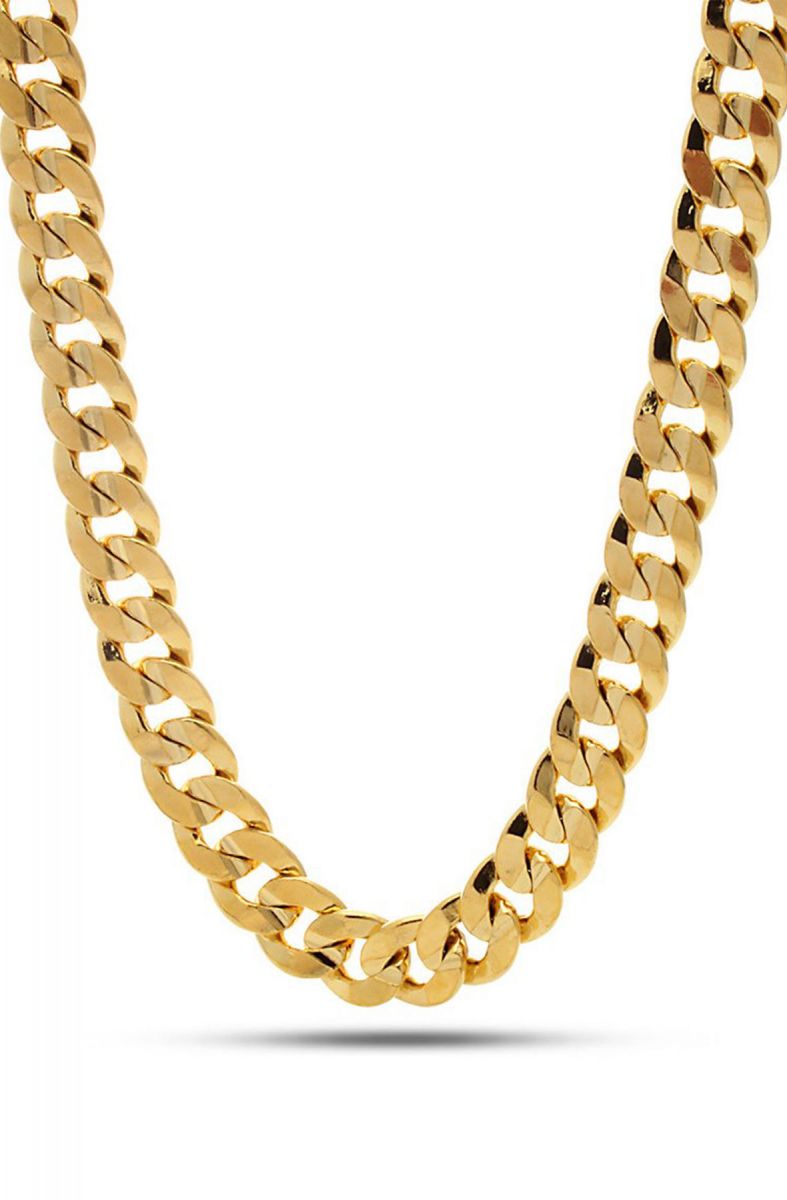 King Ice Chain 14K 12mm Cuban Link Gold