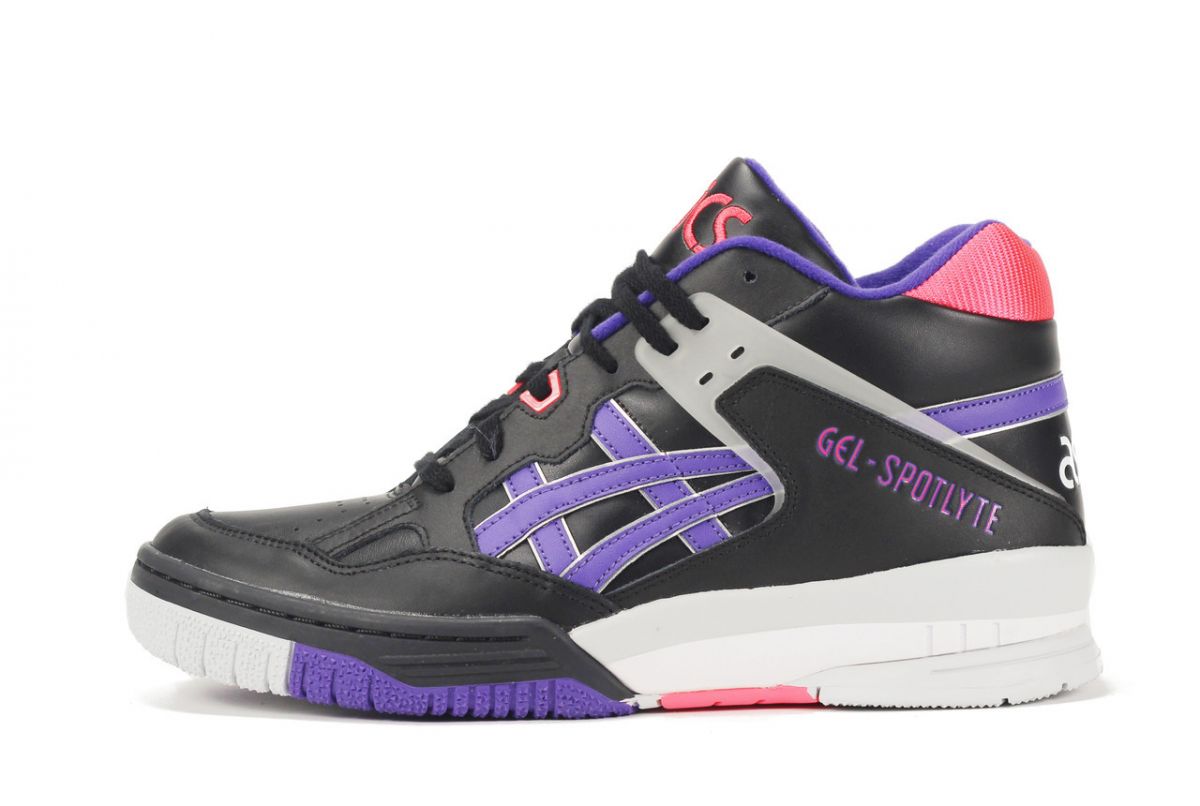 Asics Asics For Men Gel Spotlyte Black Purple Sneaker H419l9030 Karmaloop 9579