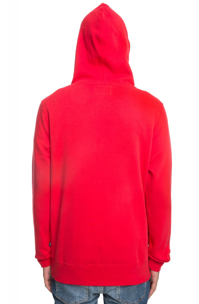 HUF The Peanuts Snoopy Skates Pullover Hoodie in Red PF00122RED PLNDR