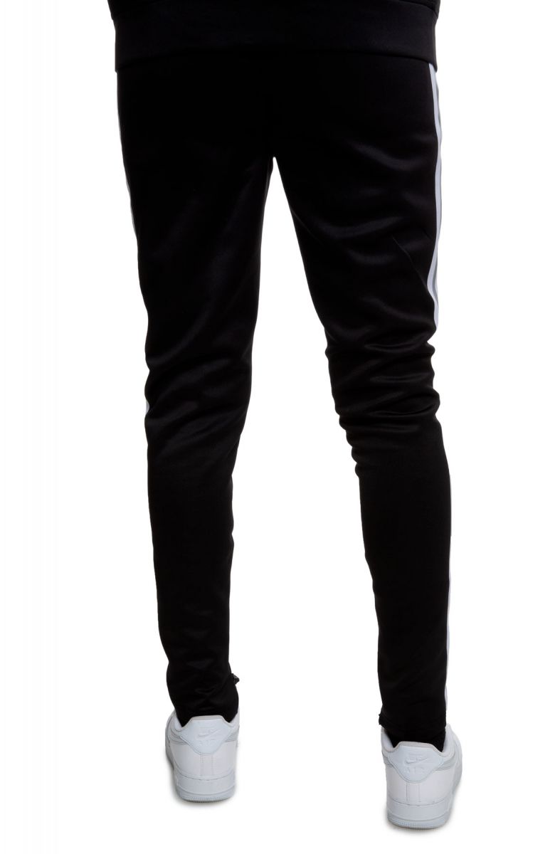 REBEL MINDS Reflective Track Pants 1A1-450BLK - Karmaloop