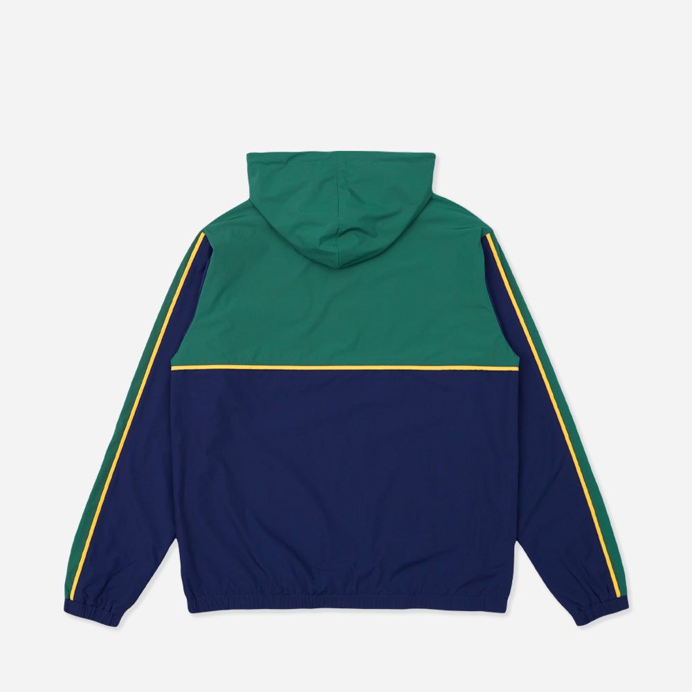 8&9 CLOTHING Dolo Nylon Anorak Jacket Green JKDOLGRN-GREEN - Karmaloop