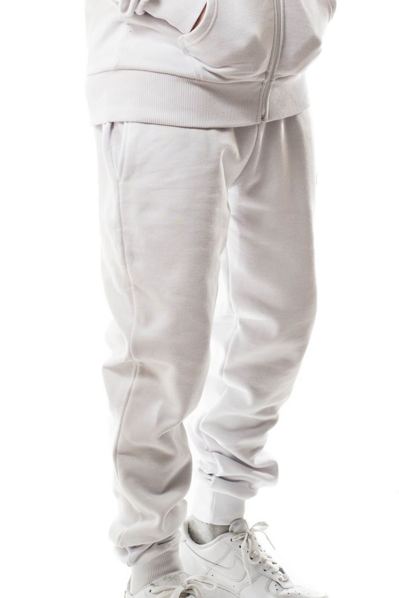 KING APPAREL Bethnal Tracksuit Bottoms - White SS21-BTBW - Karmaloop