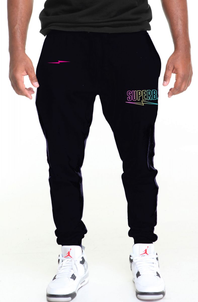 neon joggers