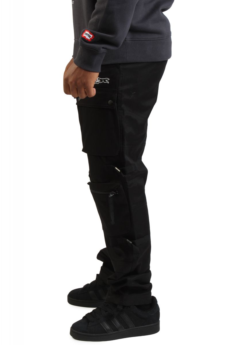 ICE CREAM Big Bag Cotton Cargo Pants 451-8106-BLK - Karmaloop