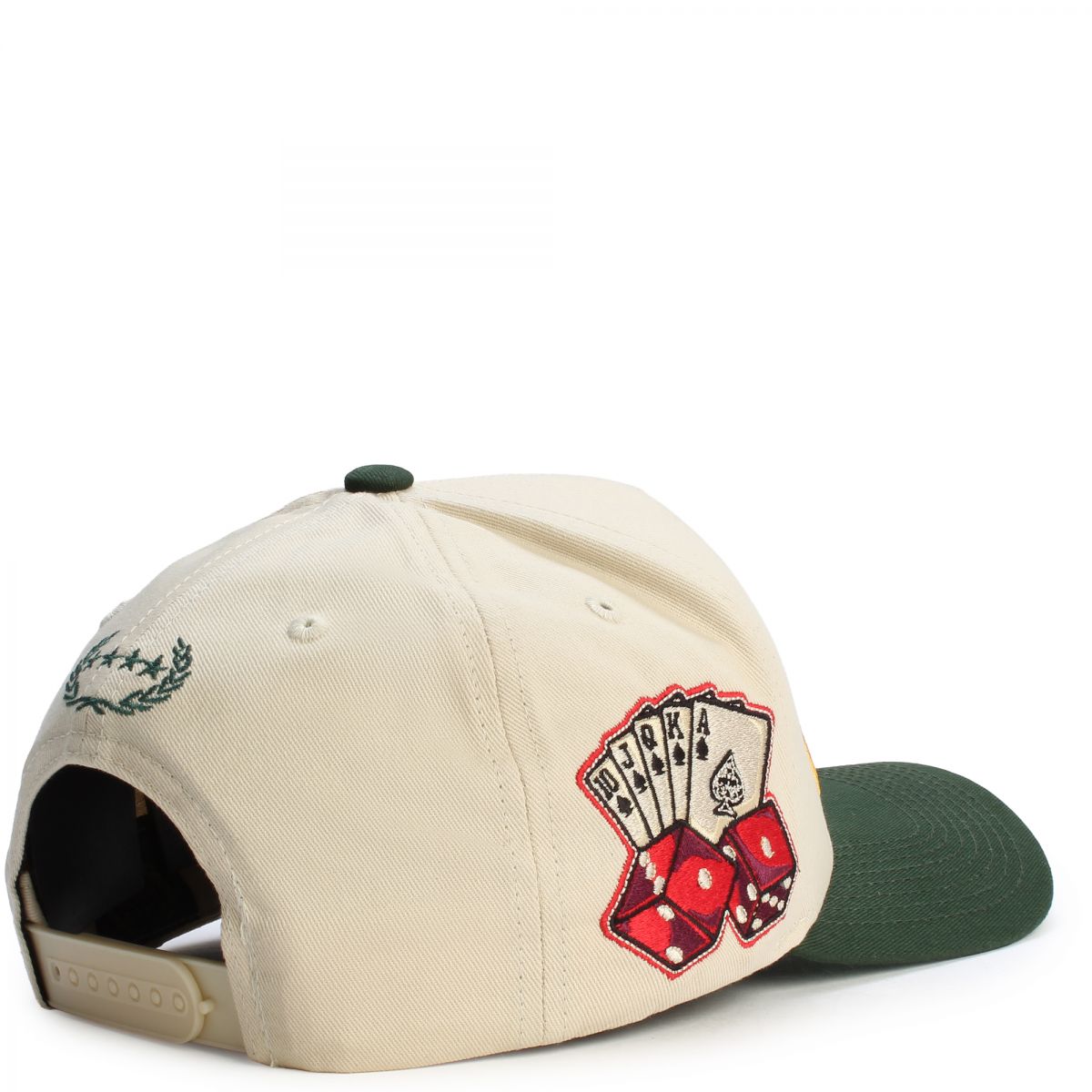 ? FIELD GRADE BAD LUCK CASINO TRUCKER HAT ? BAD LUCK CASINO SAND RED TWILL MESH TRUCKER main image 4