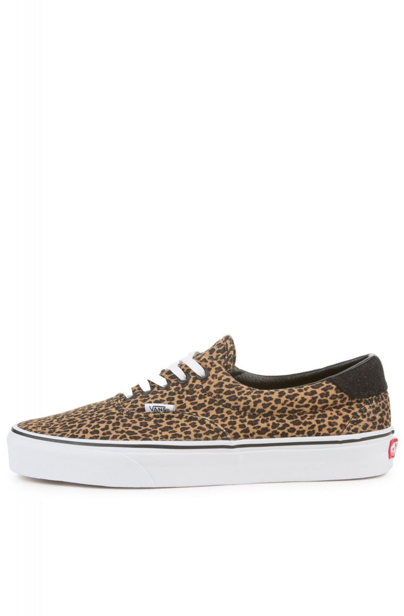 vans beige & brown era 59 mini leopard trainers vans beige & brown era 59 mini leopard trainers
