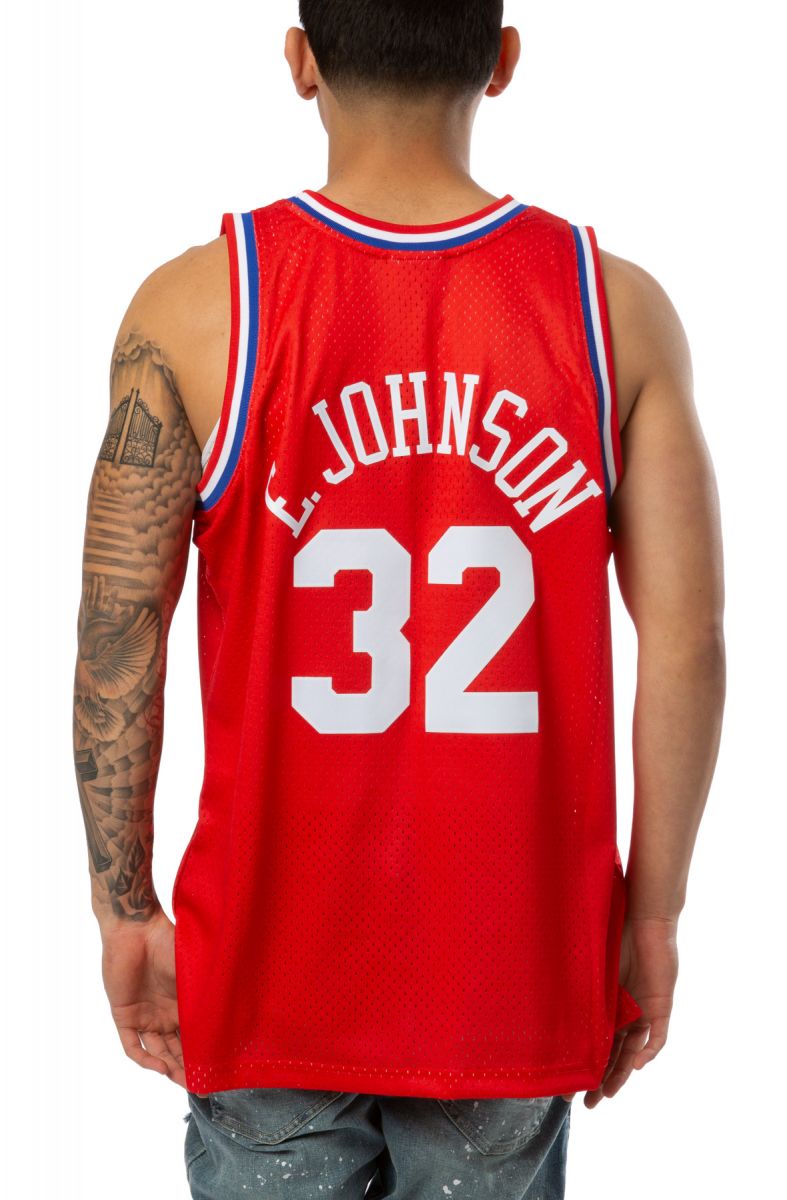 MITCHELL & NESS Magic Johnson All-Star West 1991 Swingman Jersey  SMJYCP18010-ASWSCAR91EJH - Karmaloop