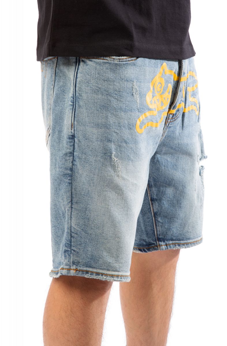 ICE CREAM Yellow Jean Shorts 4115100BLU Karmaloop