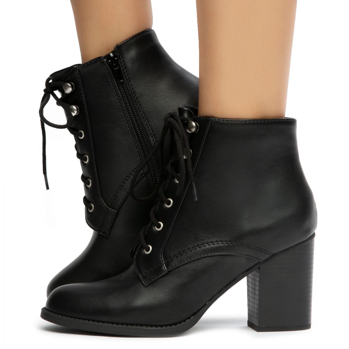 SOLE LA VIE Lurk-S Ankle Booties FD LURK-S-BLK - Karmaloop