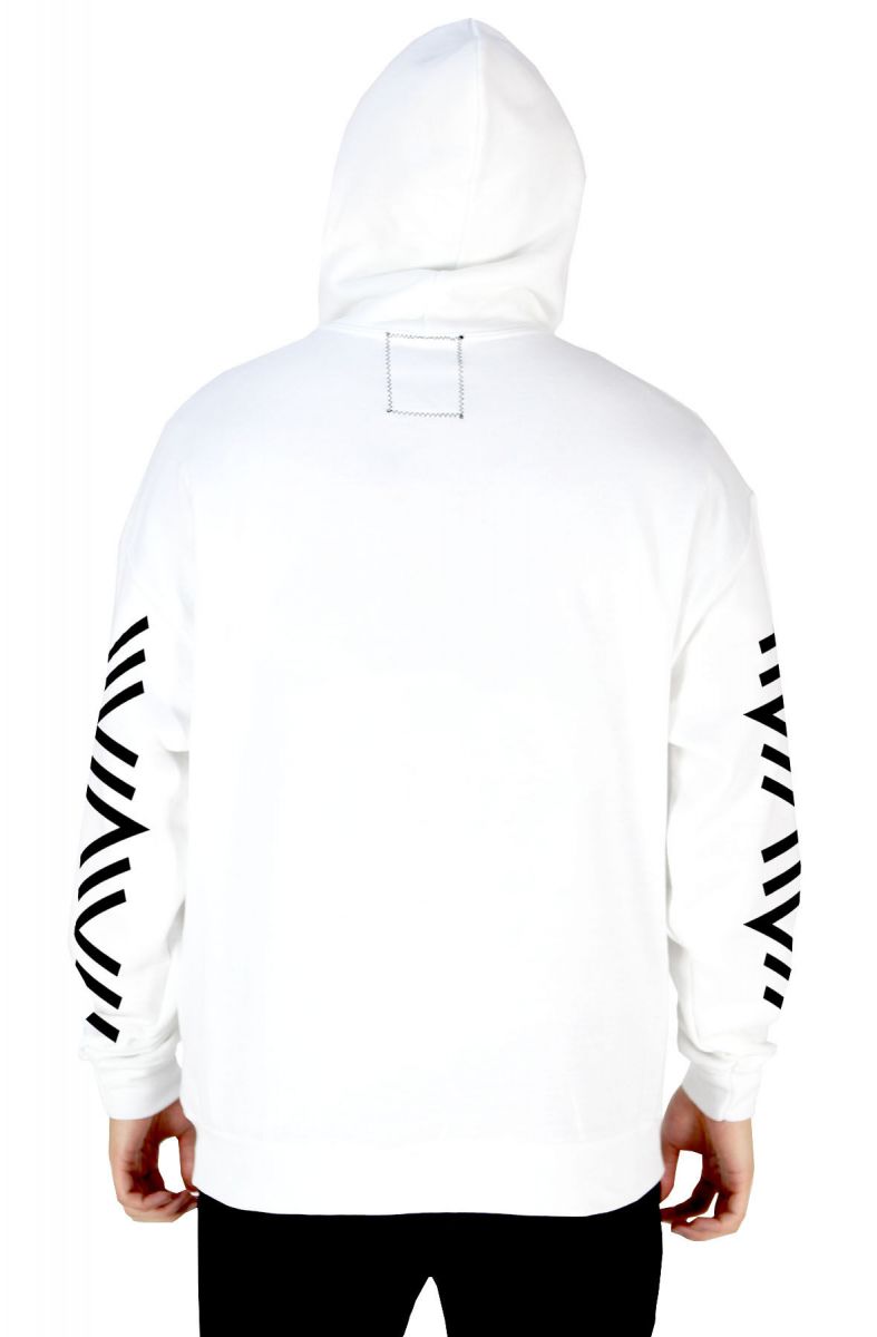 kanji love embroidered mens hoodie