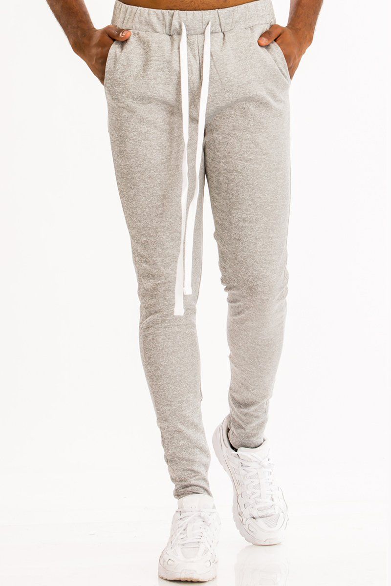 solid men's track pants