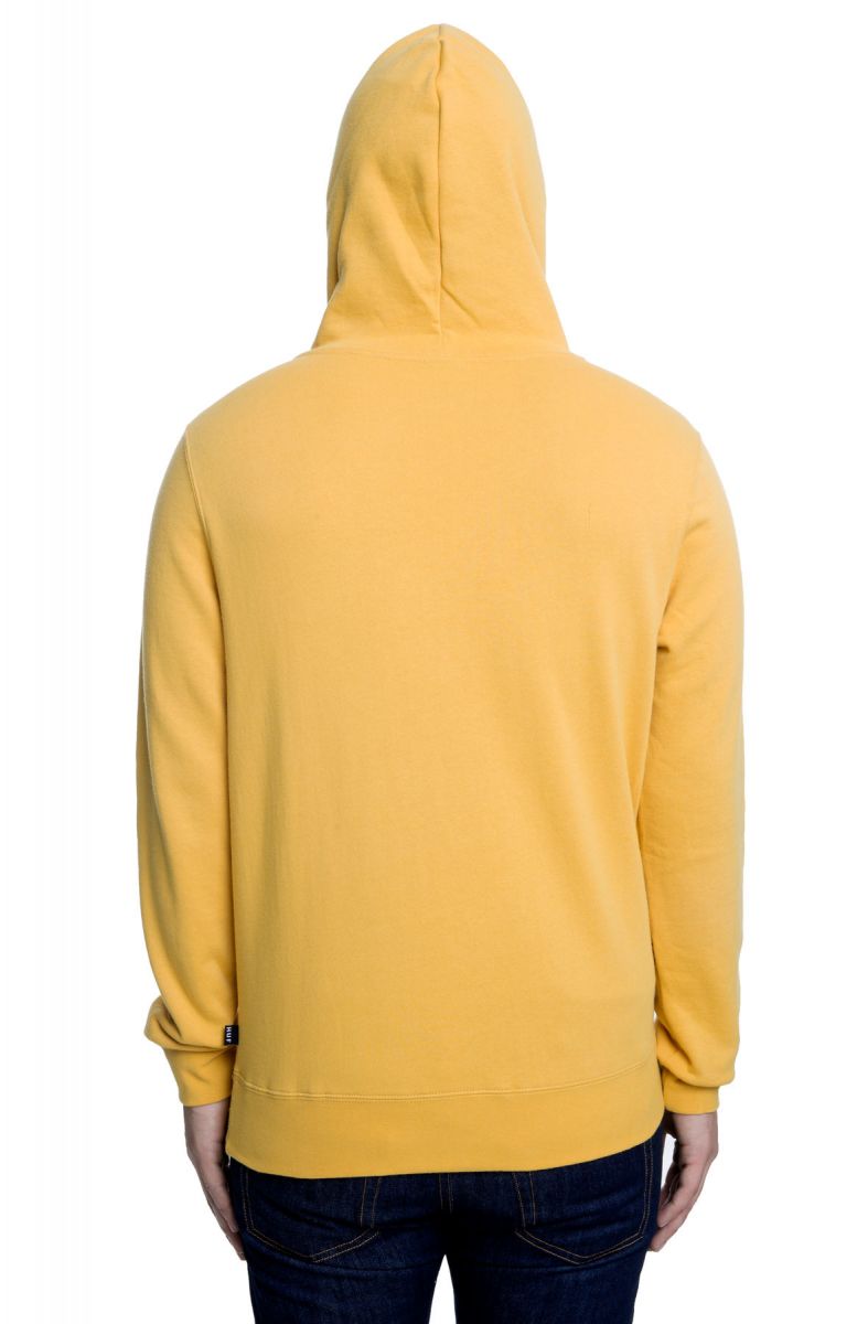 HUF The Box Logo Pullover Hoodie in Mineral Yellow PF00098-MINYE ...