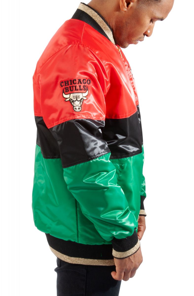 STARTER Chicago Bulls Black History Month Jacket LS230501-CGB