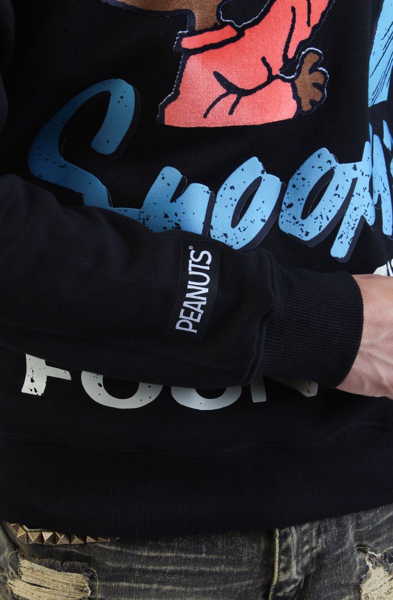 MAXIMA Snoopy Soda Fountain Crewneck PN50347-BLK - Karmaloop