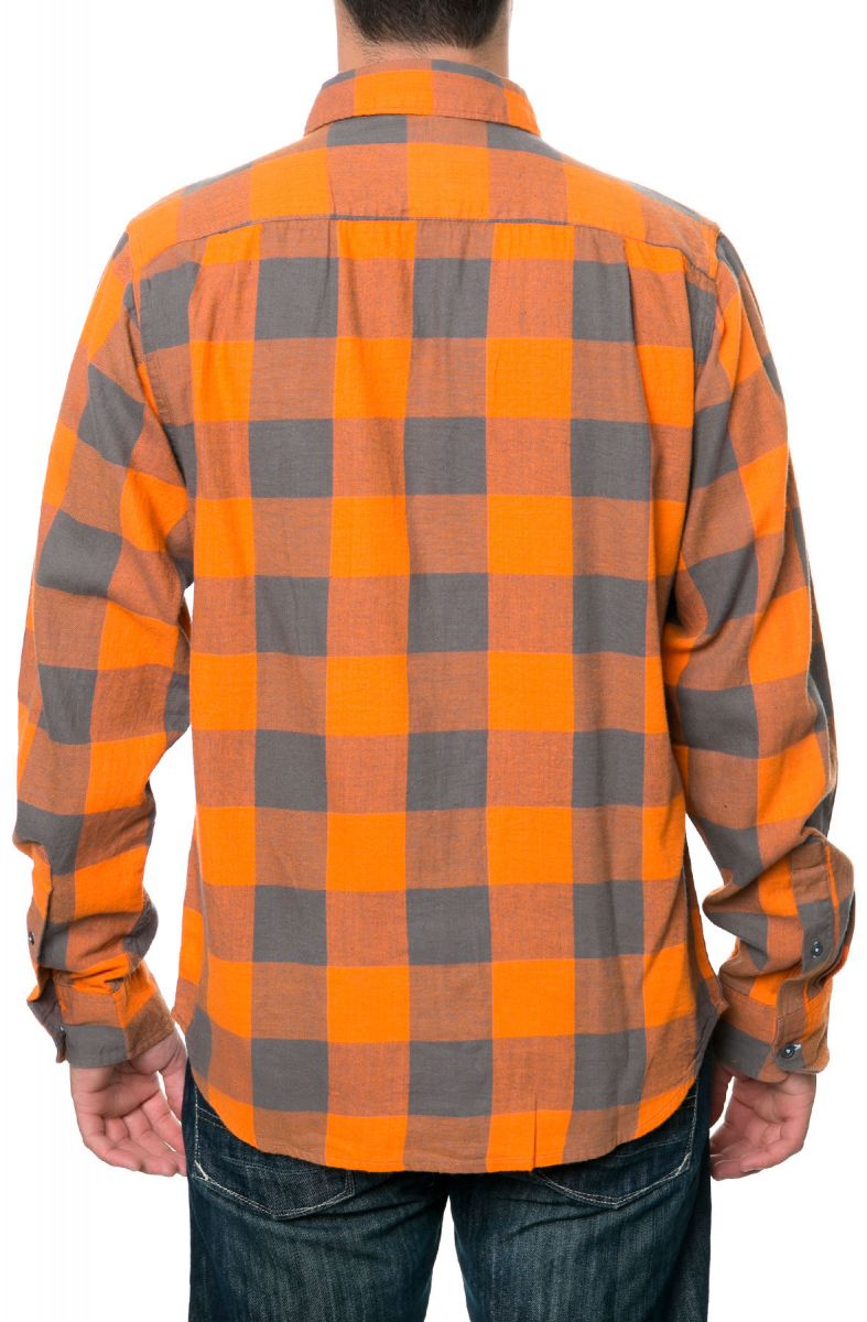 boys orange flannel