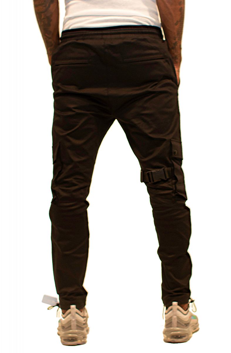 THE HIDEOUT CLOTHING Blessed Cargo Pants (Black ...