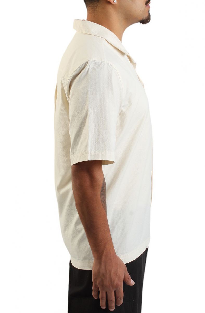 ADIDAS Essentials Seersucker Short Sleeve Shirt JD2456