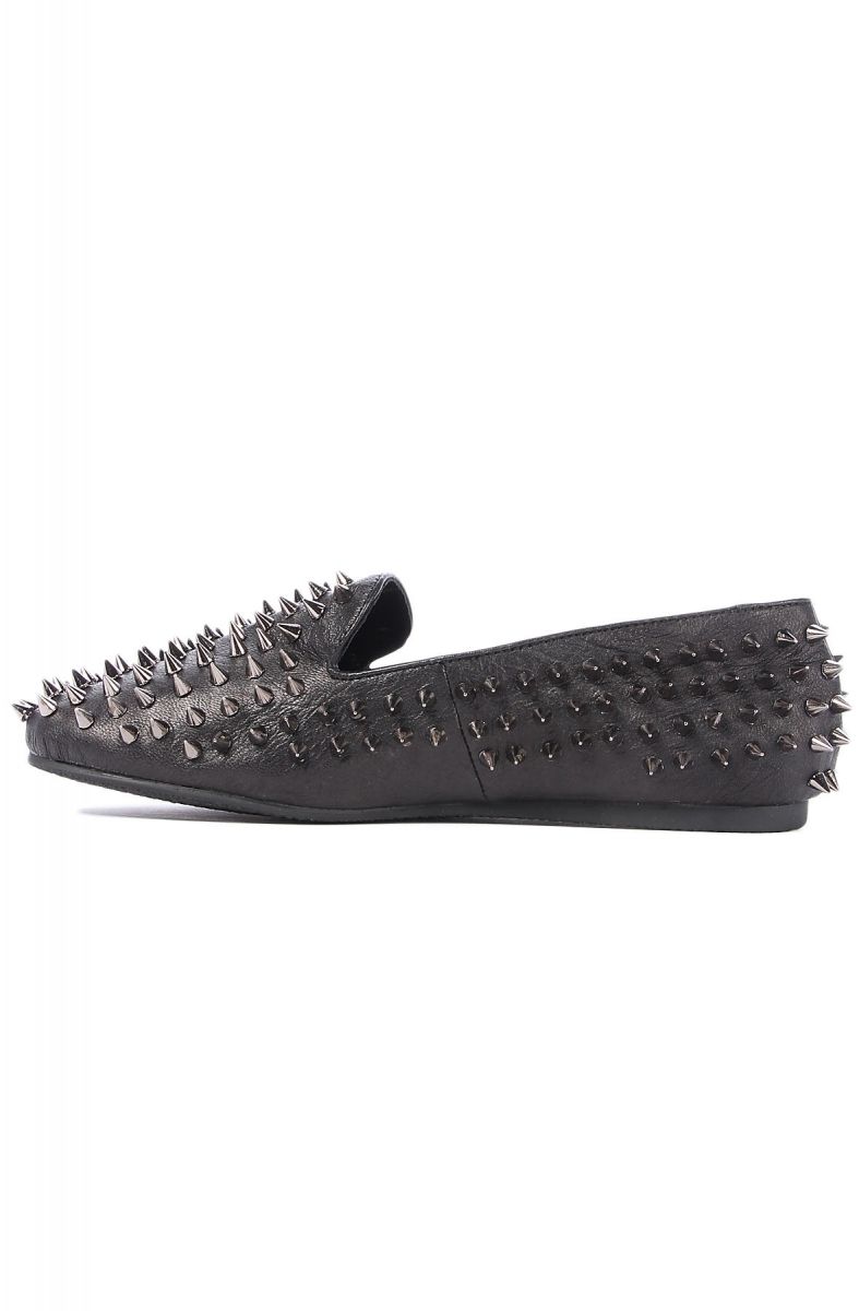 UNIF Shoe Spiked Silver Black