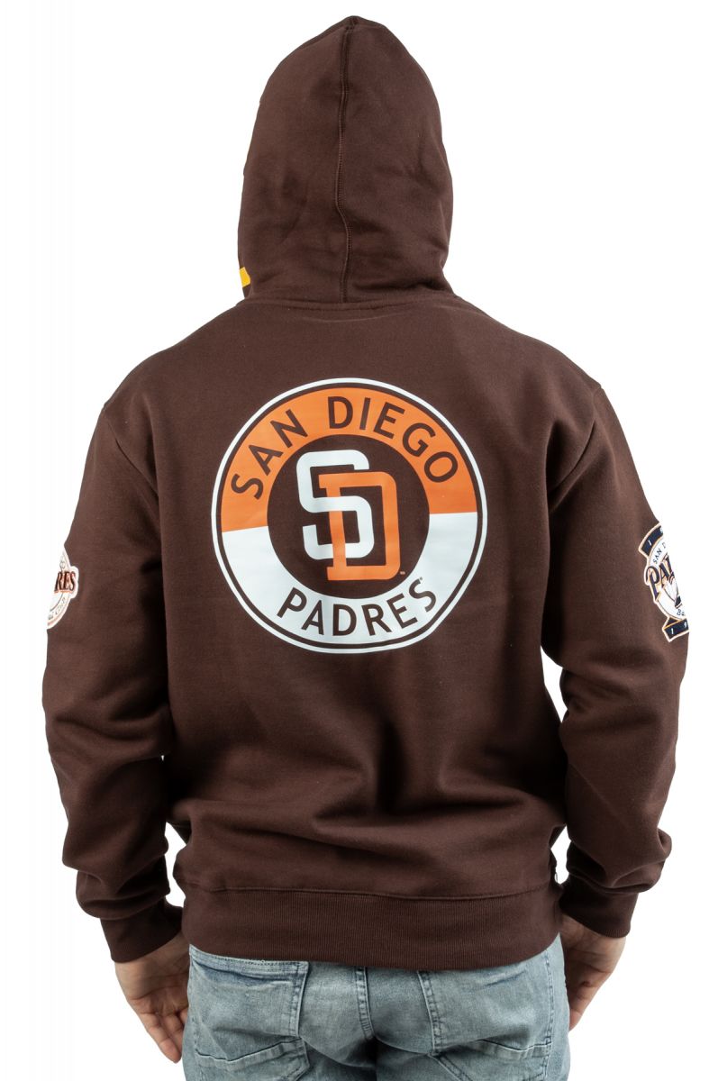 MITCHELL & NESS San Diego Padres Hoodie FPHD4987-SDPYYPPPBROW