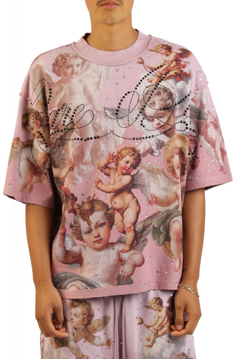 RARE PEACE Seraphim Cluster T-Shirt RT6082-PINK - Karmaloop