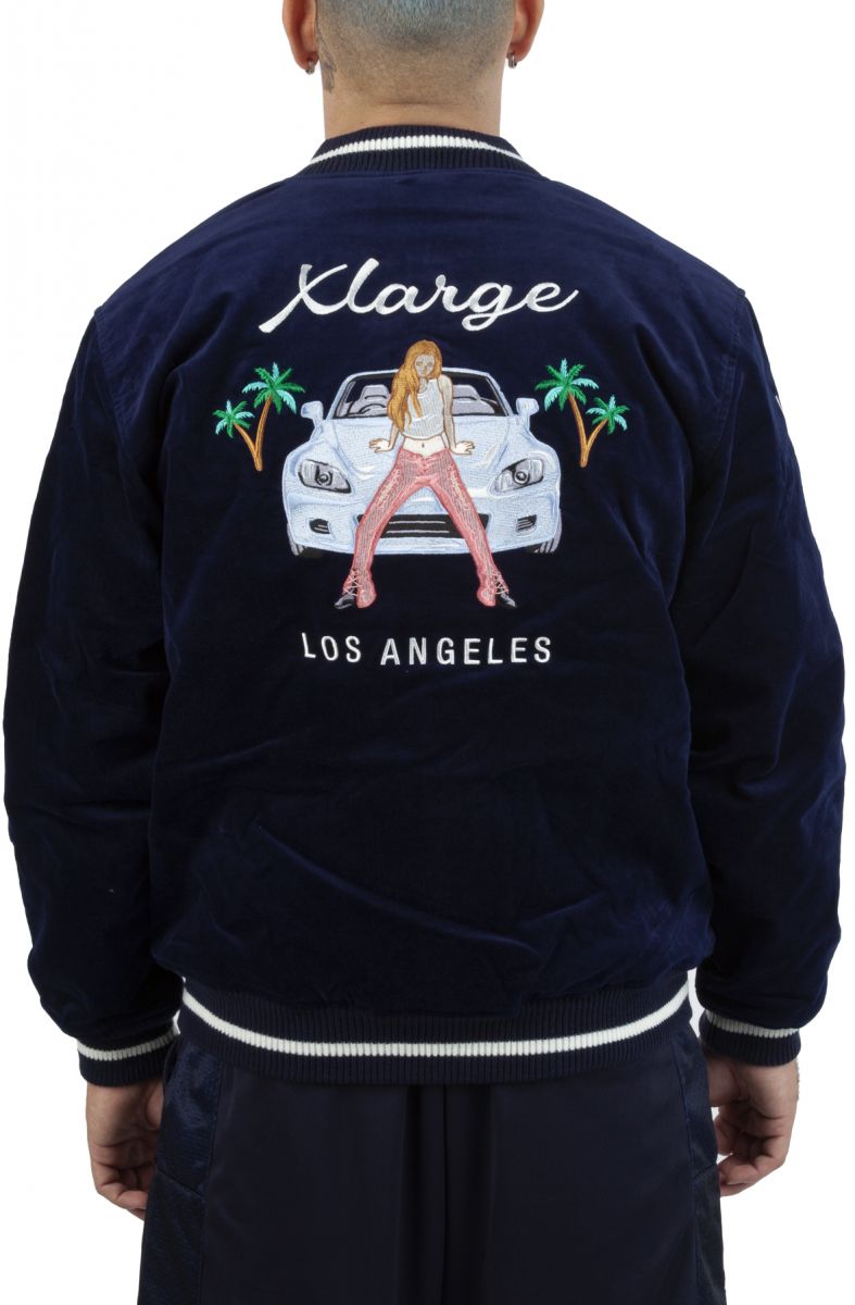 XLARGE JAPAN Flag Gal Reversible Souvenir Jacket 101221021005