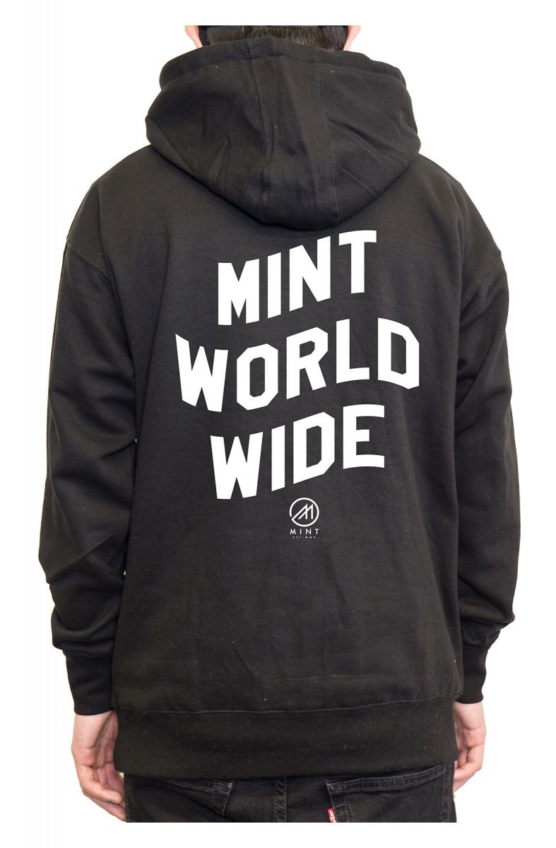 MINT Mint Black Wavy Hoodie 2X-3X MWW-WAVY-BLACK-HOODIE-2X3X - Karmaloop