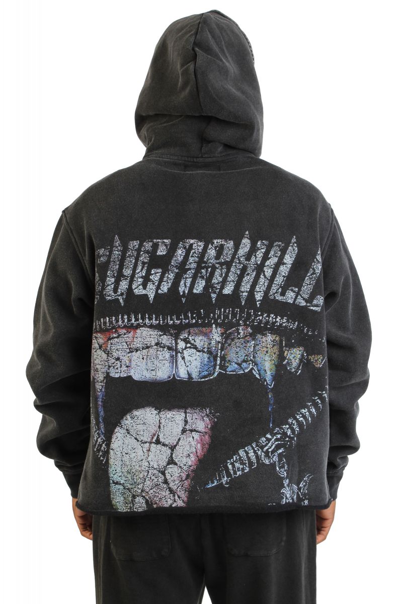 SUGARHILL Vampiric Raw Hem Hoodie SH25-FALL-25 - Karmaloop